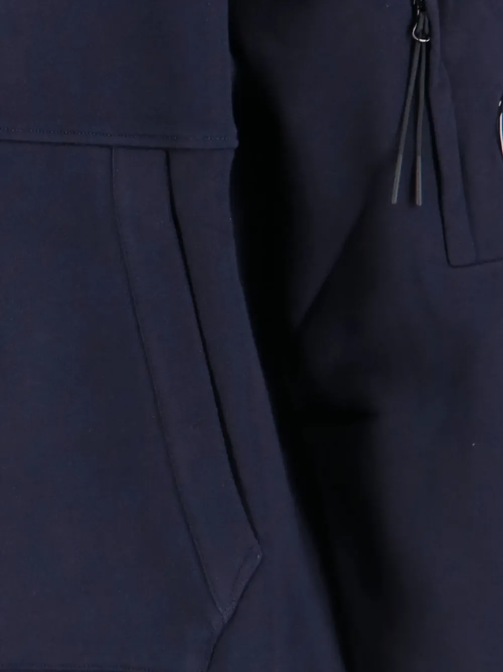 C.P. Company lens-detail hoodie Blauw