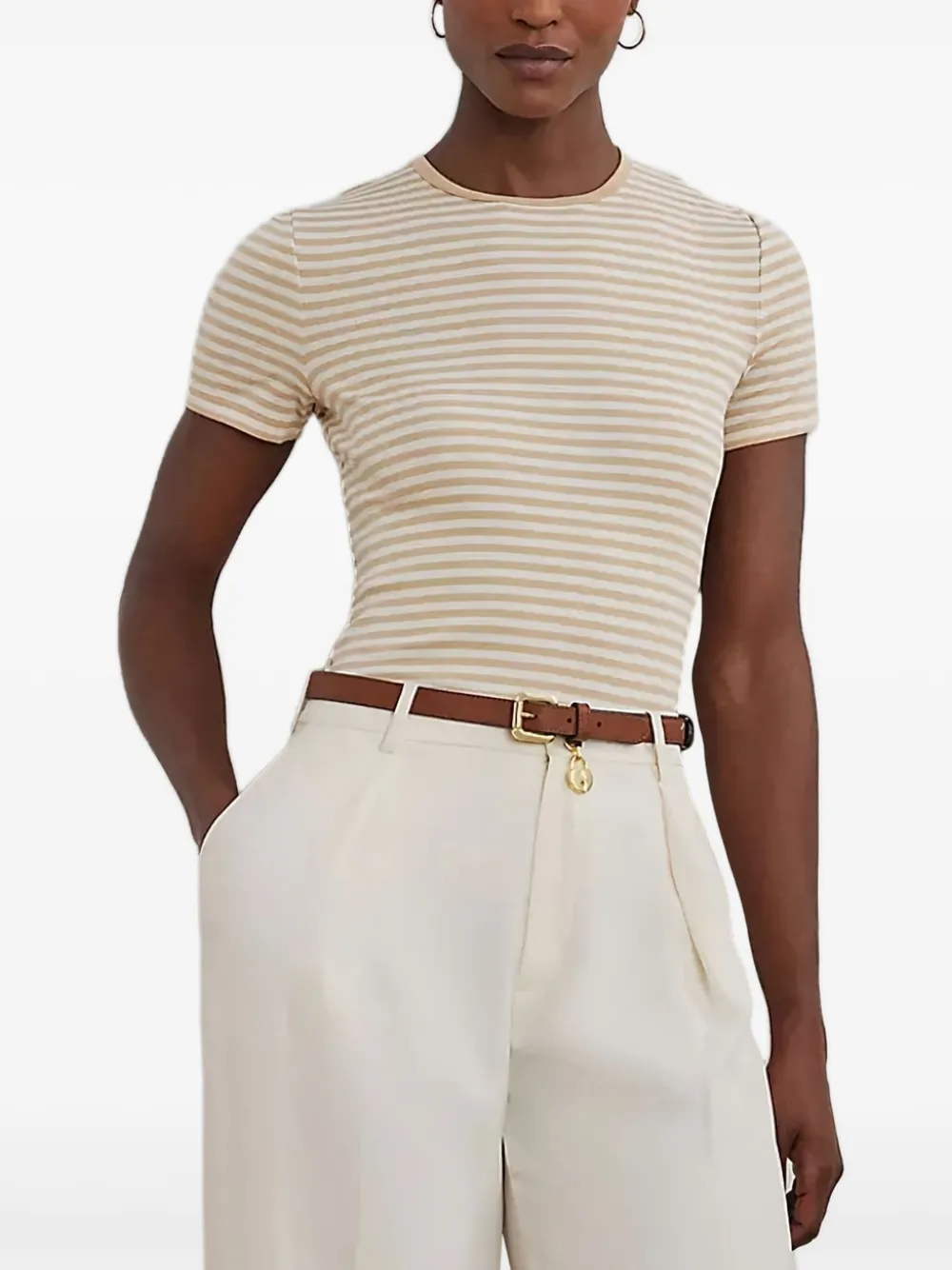 striped short-sleeve T-shirt