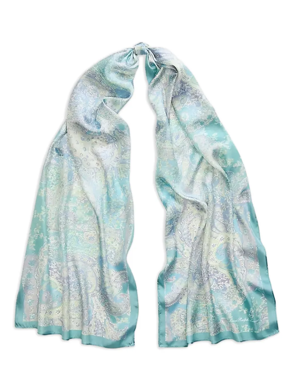 Lauren Ralph Lauren Zijden sjaal met paisley-print - Blauw