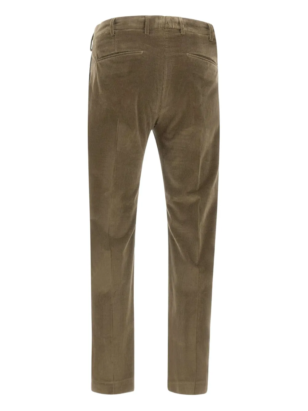 PT Torino pleated-front corduroy trousers Groen