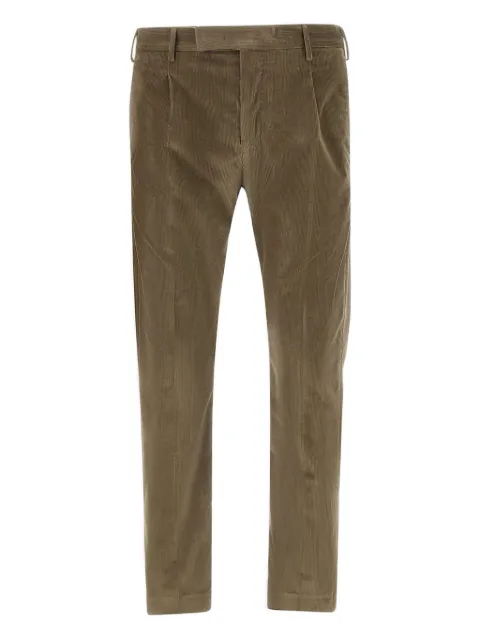 PT Torino pleated-front corduroy trousers
