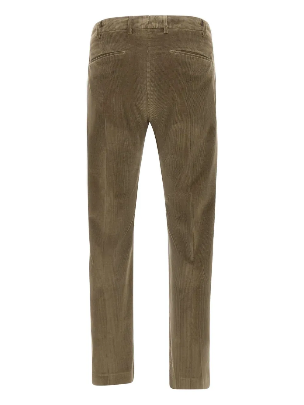 PT Torino pleated-front corduroy trousers Groen