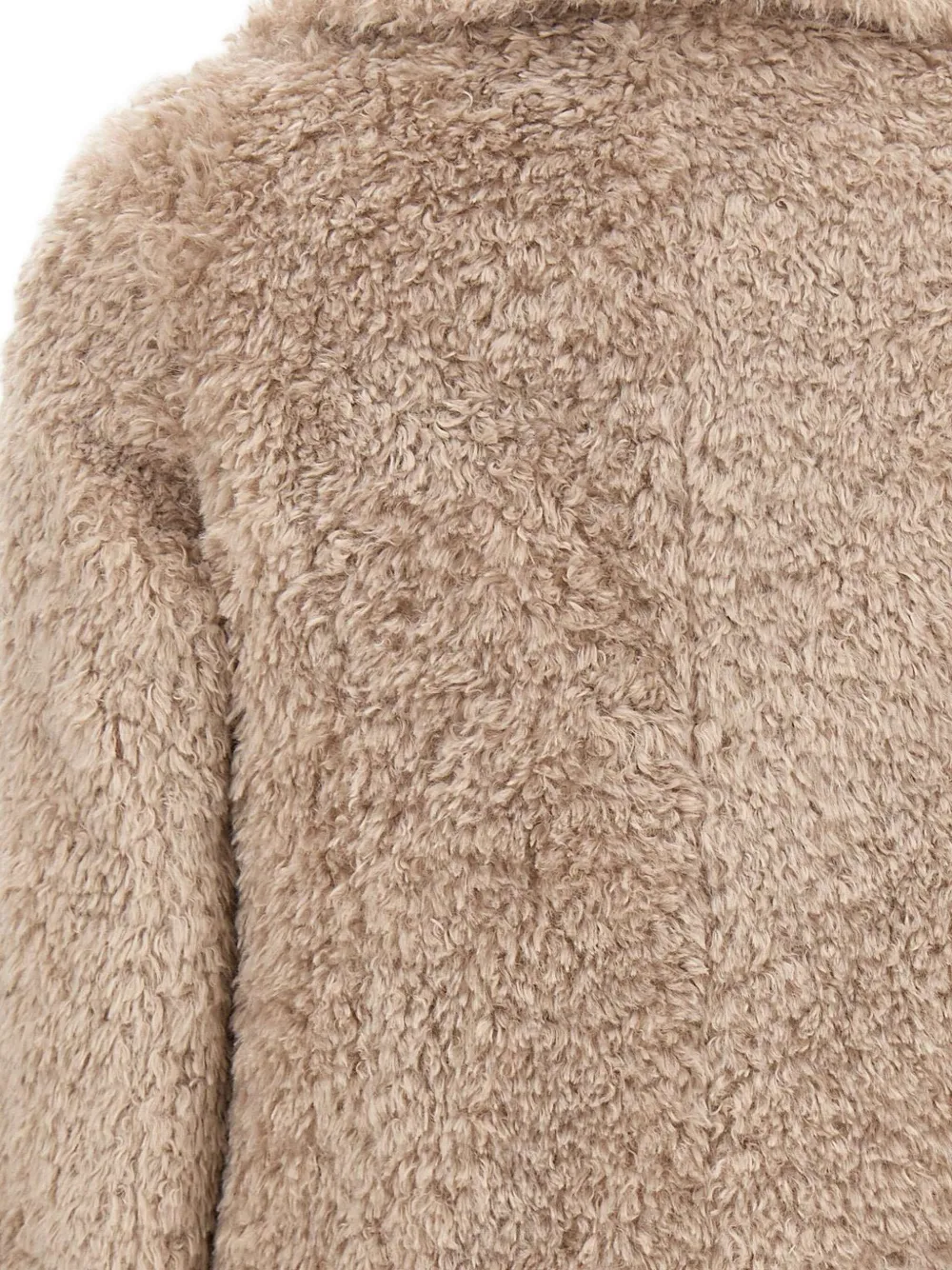 Herno buttoned faux-fur coat Beige
