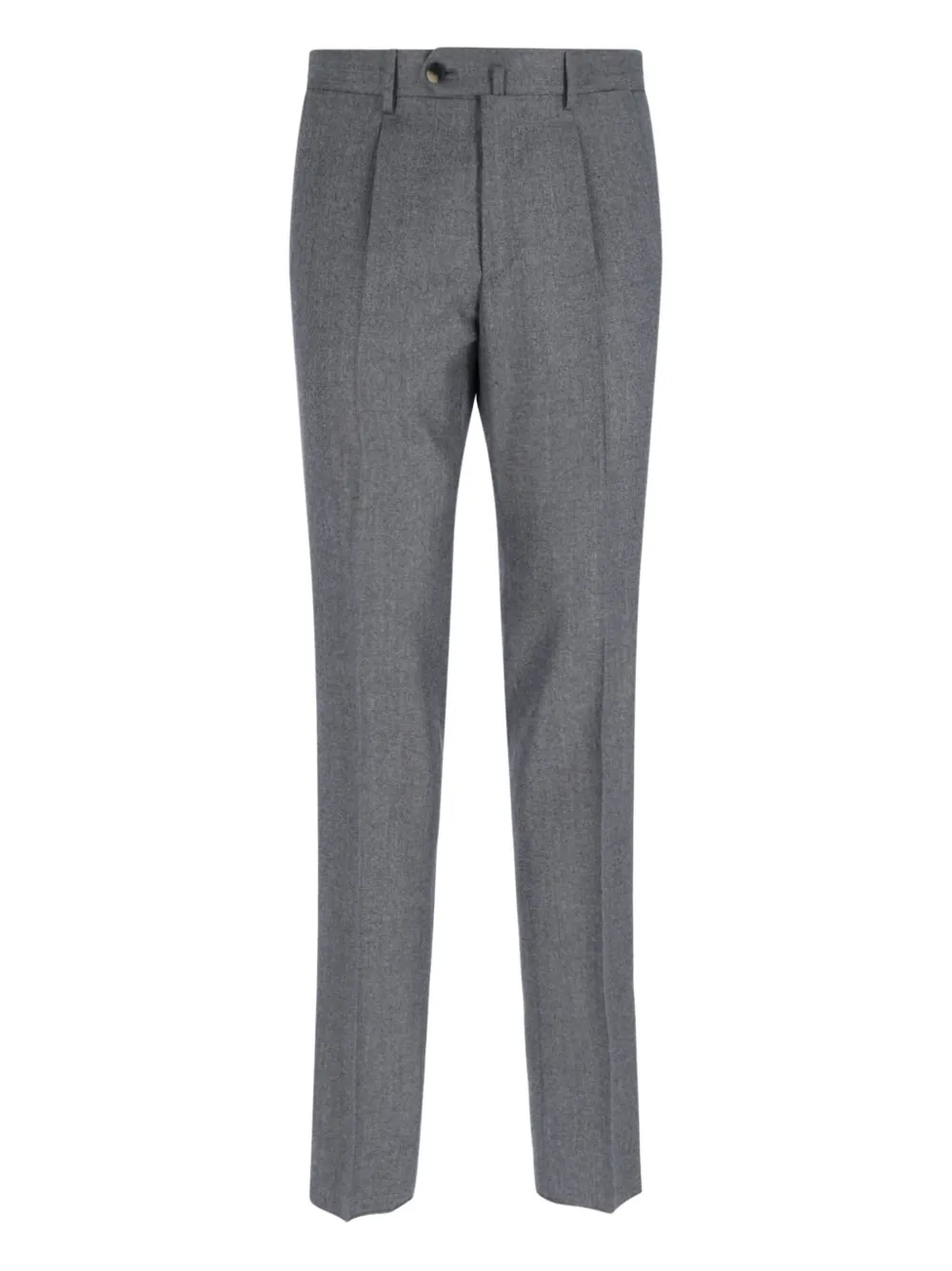 single-breasted wool suit