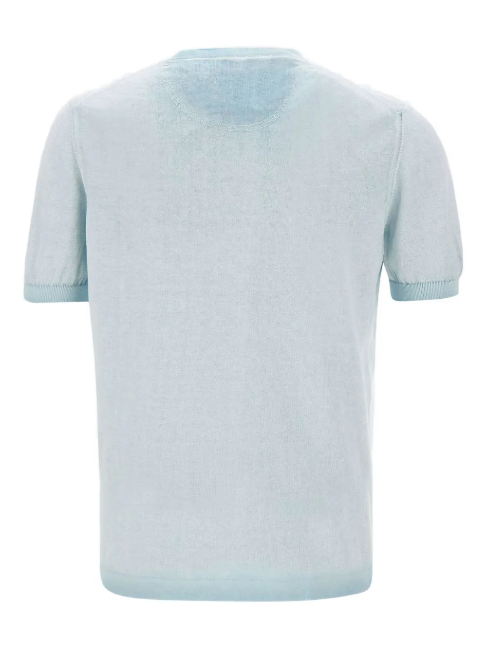 BOB Katoenen T-shirt met bloemenzak - Blauw