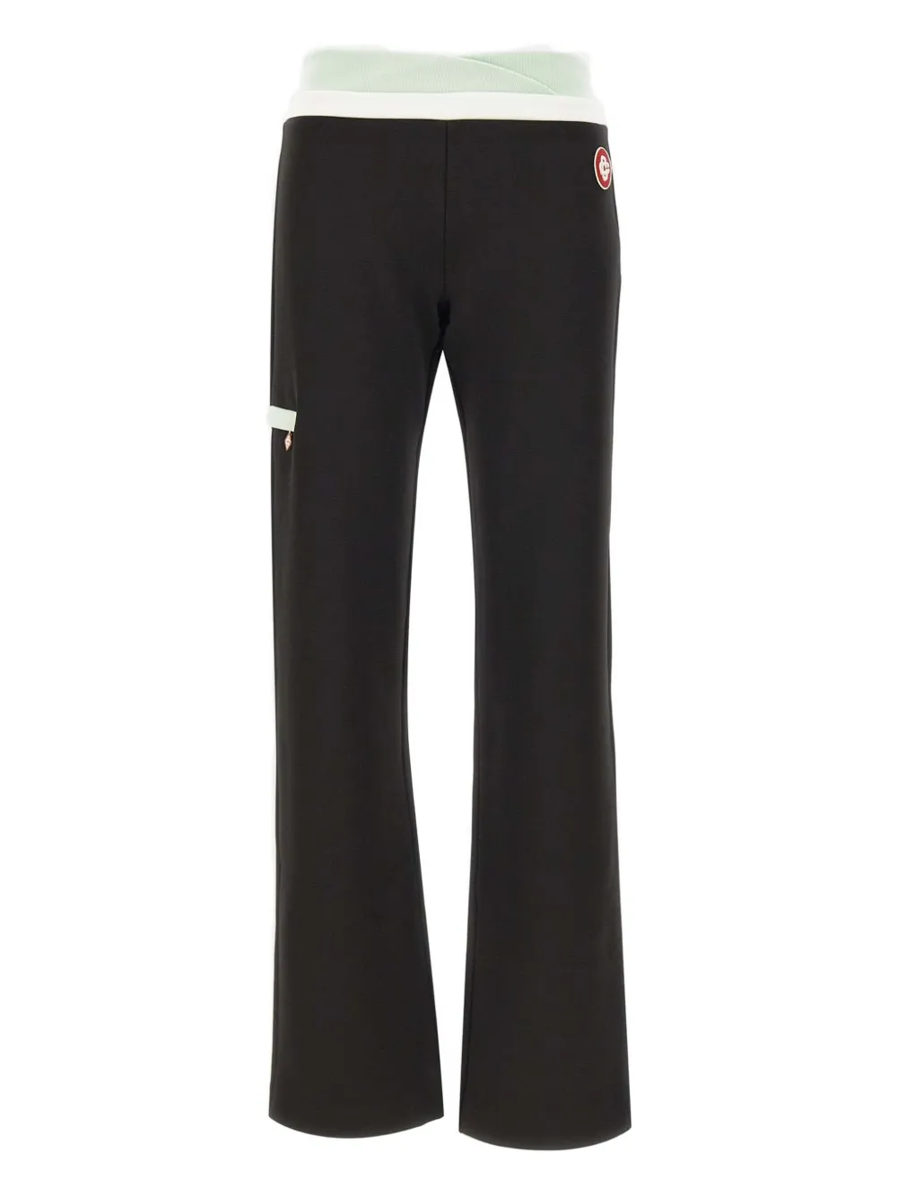 logo-patch track pants