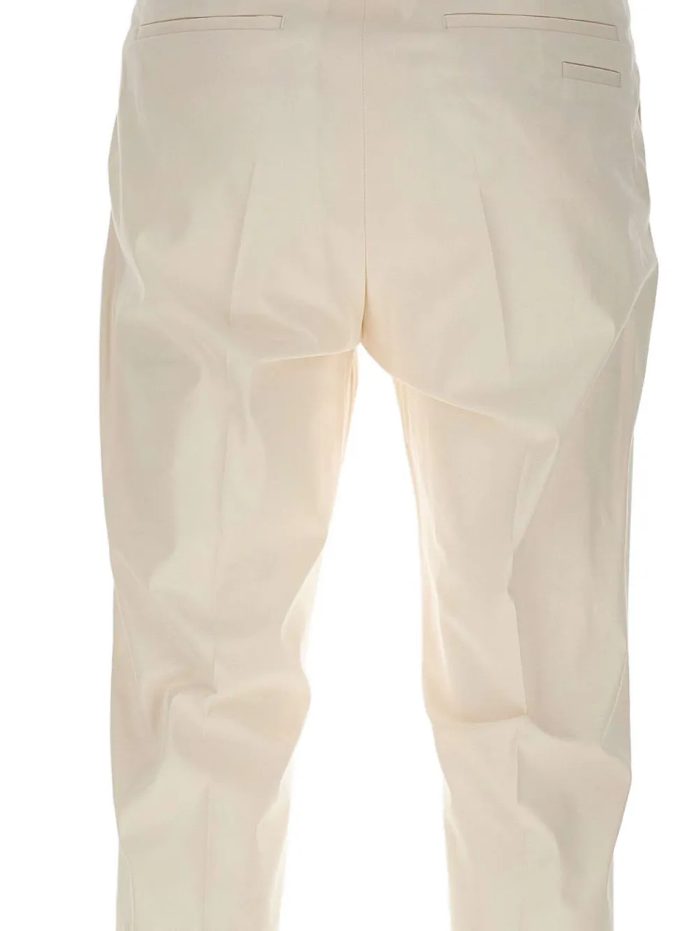 BOSS zip-fly side-pocket trousers Beige
