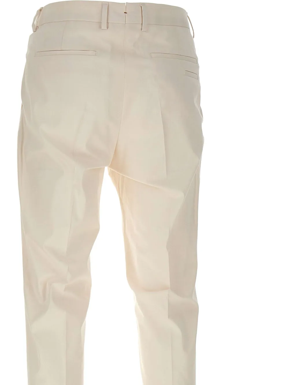 BOSS zip-fly side-pocket trousers Beige
