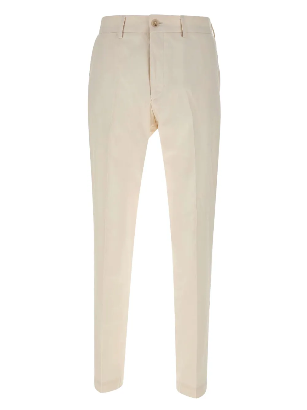 BOSS zip-fly side-pocket trousers Beige
