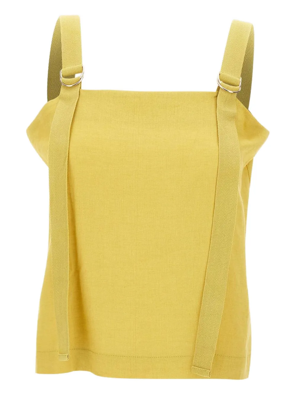 Kaos Trägershirt Mit Schleifenriemen Und Eckigem Ausschnitt In Yellow