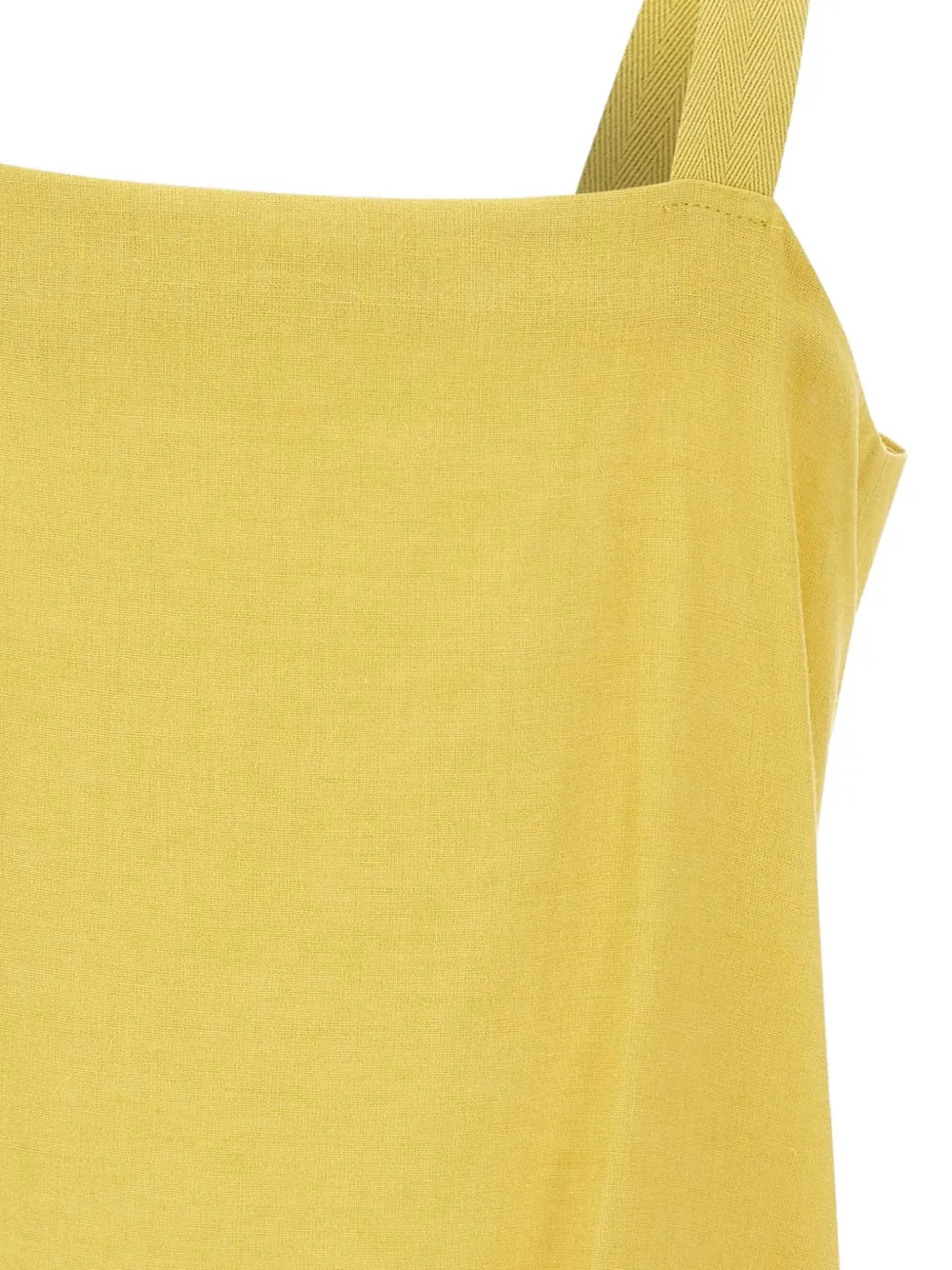 Kaos Trägershirt Mit Schleifenriemen Und Eckigem Ausschnitt In Yellow