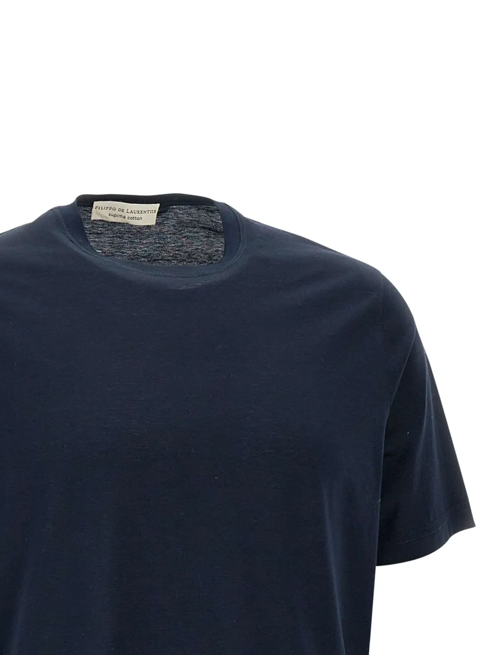 Filippo De Laurentiis cotton short-sleeved T-shirt Blauw