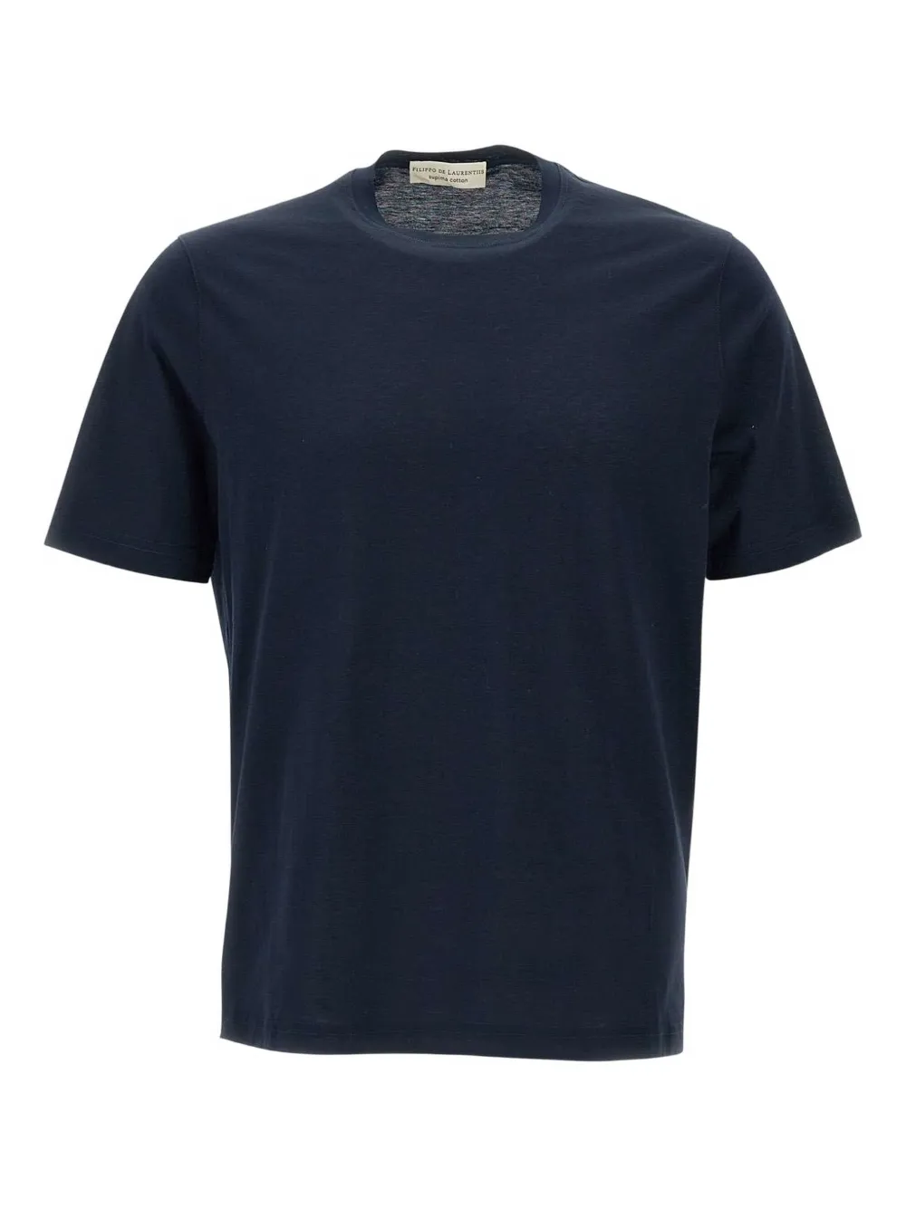 Filippo De Laurentiis cotton short-sleeved T-shirt Blauw