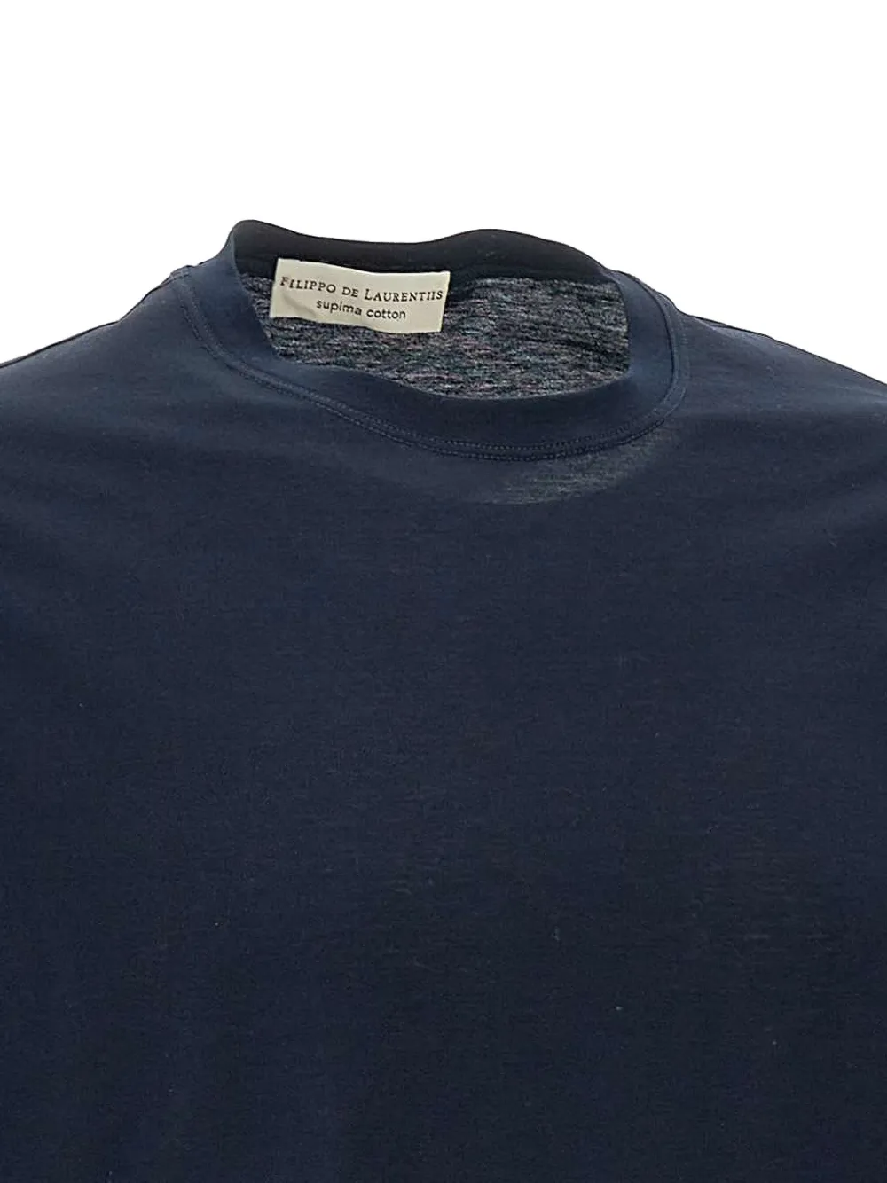 Filippo De Laurentiis cotton short-sleeved T-shirt Blauw