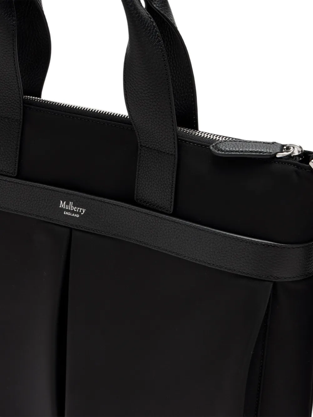 Mulberry Shopper met afwerking Zwart