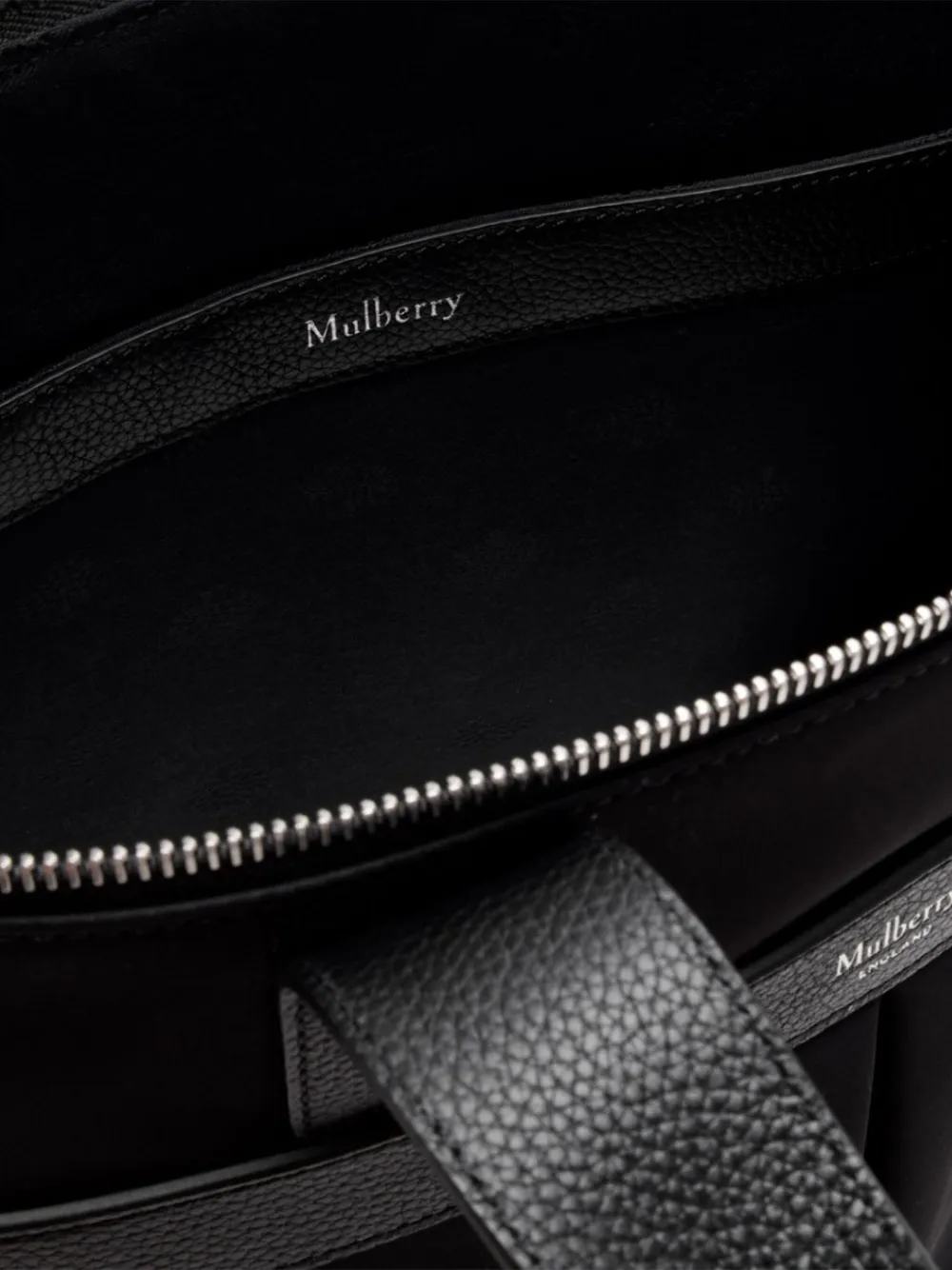 Mulberry Shopper met afwerking Zwart