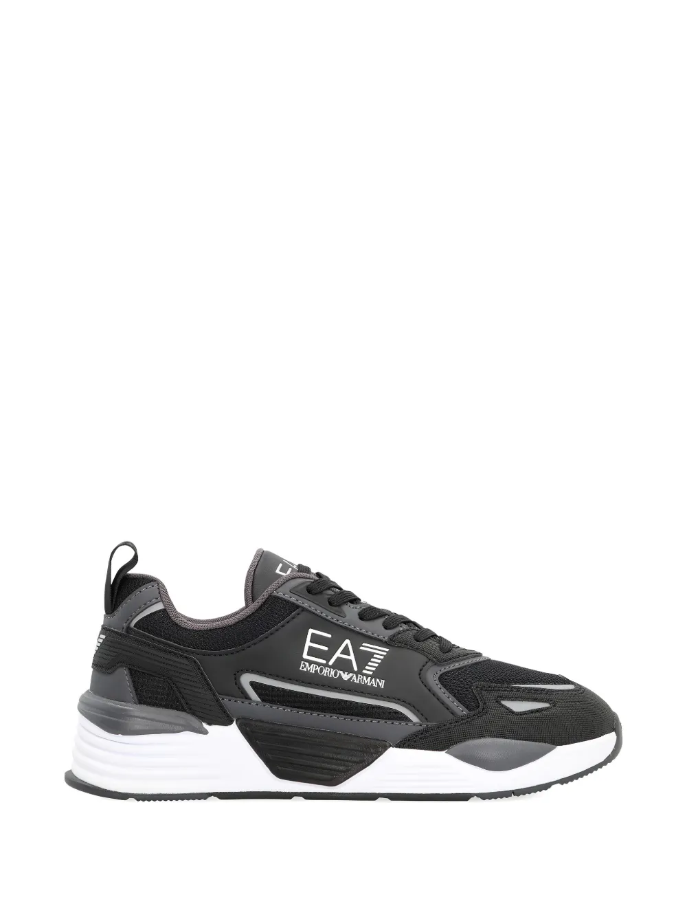 Ea7 Emporio Armani Ace Runner logo low-top sneakers Black