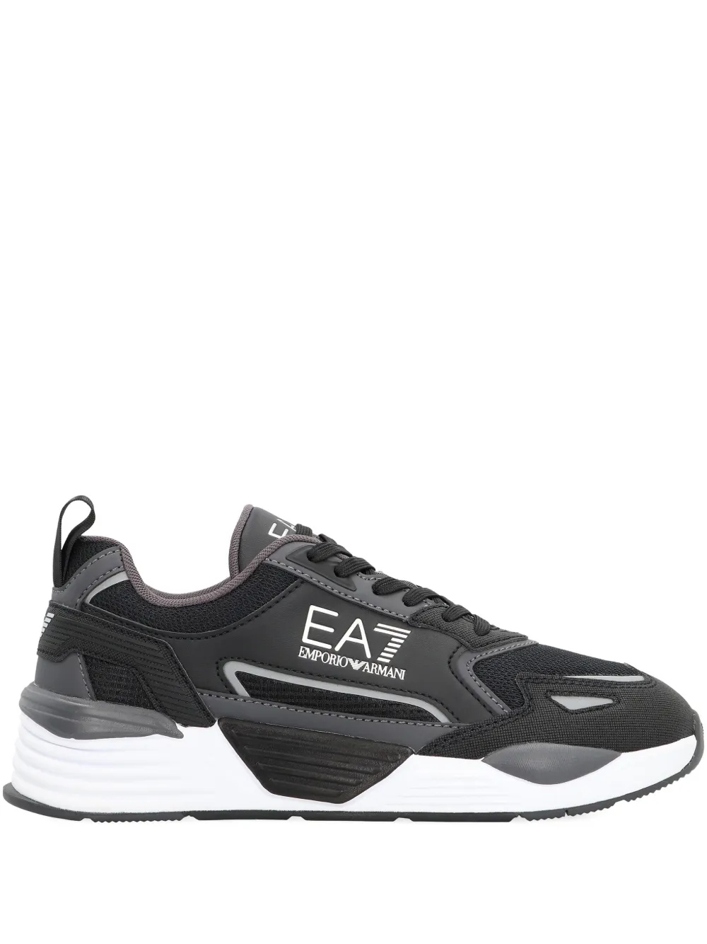 Ea7 Emporio Armani Ace Runner logo low-top sneakers Black