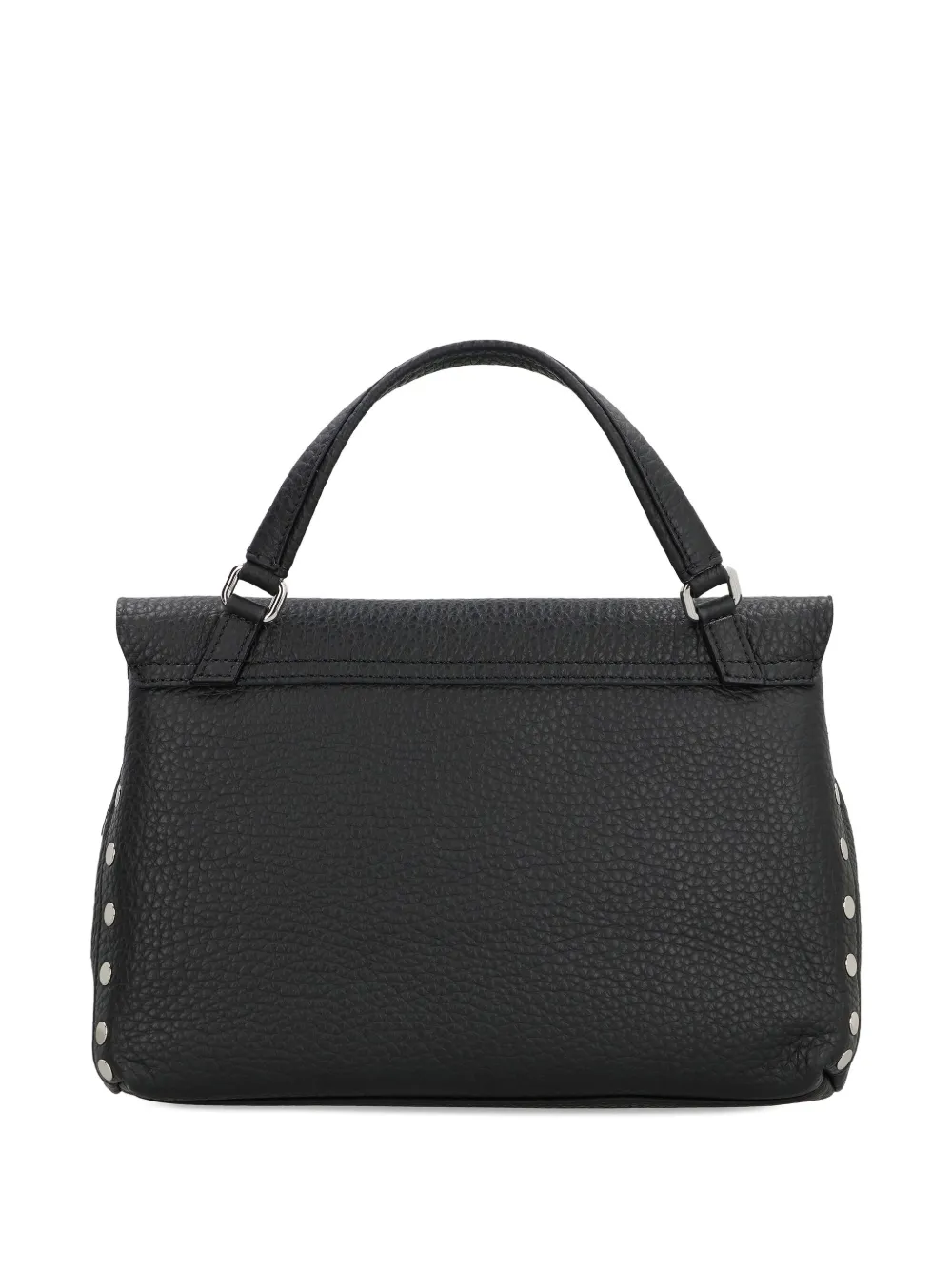 Zanellato small Postina studded leather tote bag Zwart