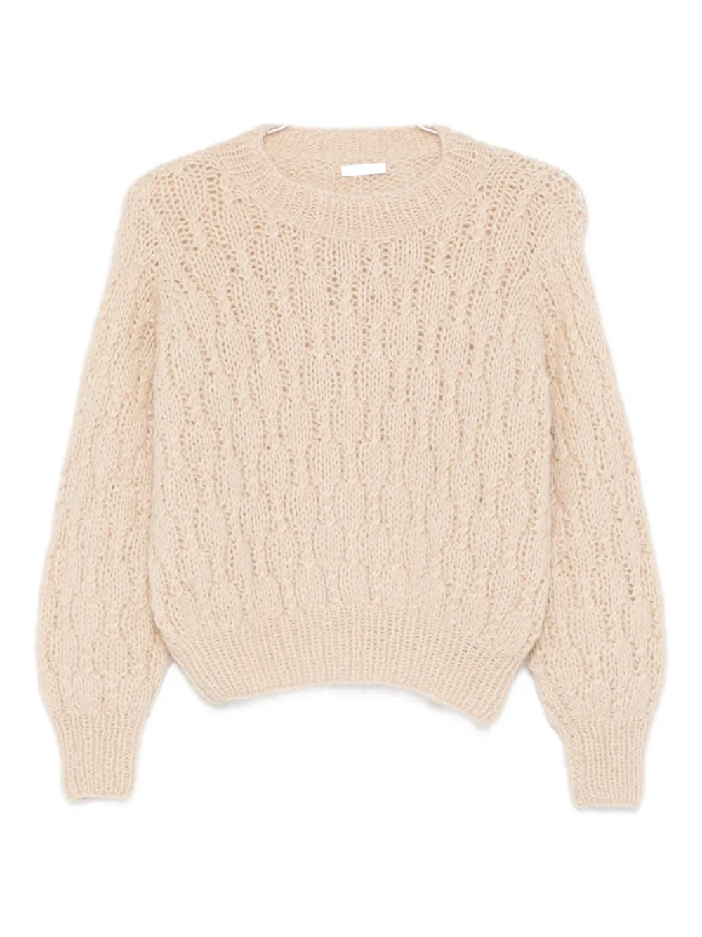 Maiami Cable-knit Sweater In Neutral