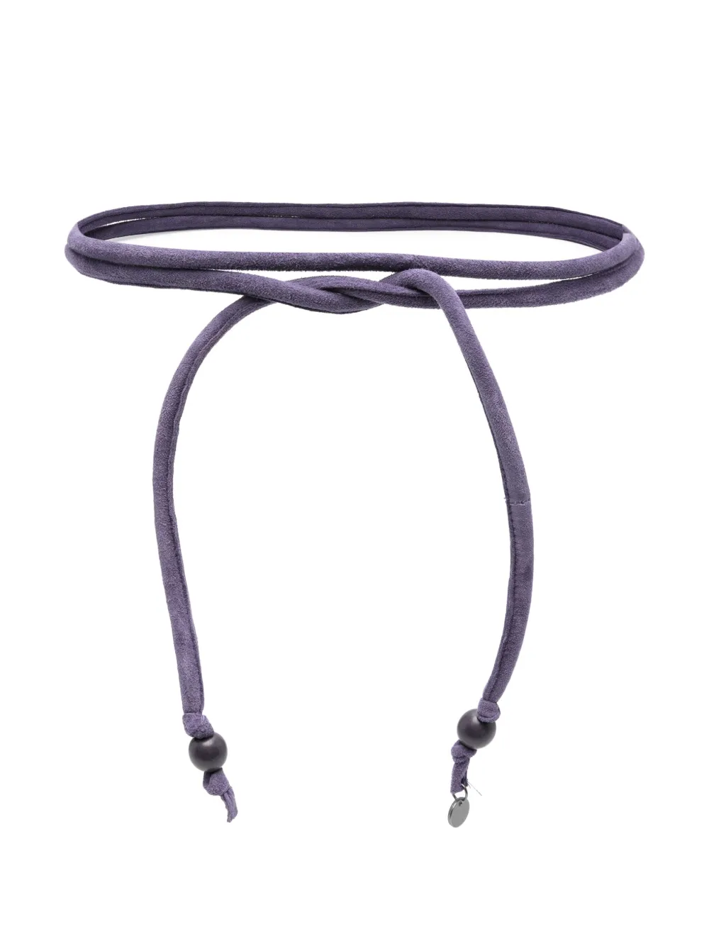 Niu suede-tie beaded belt | Blue | Image 1
