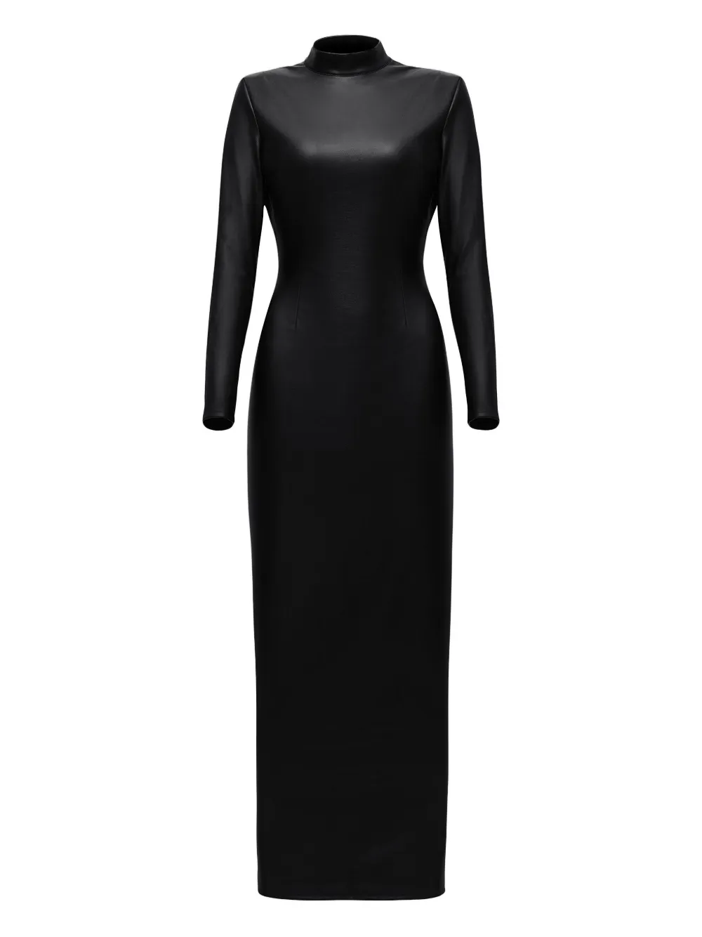 Lika lace-up backless maxi dress | Black | Image 1