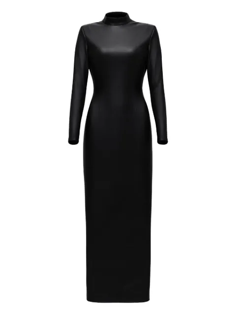 Lika lace-up backless maxi dress