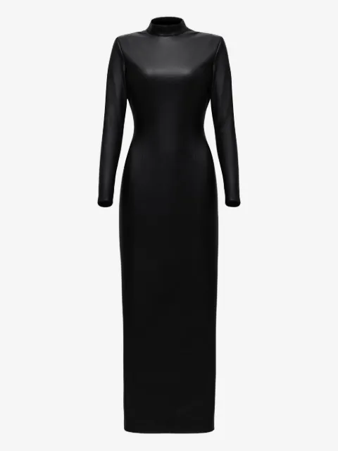 Lika lace-up backless maxi dress