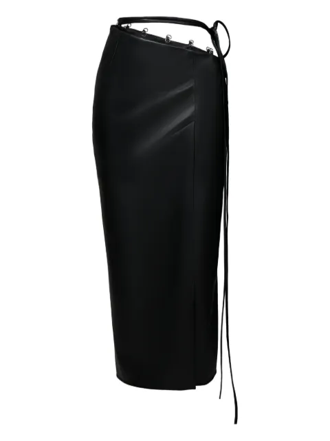 Lika wrap midi skirt