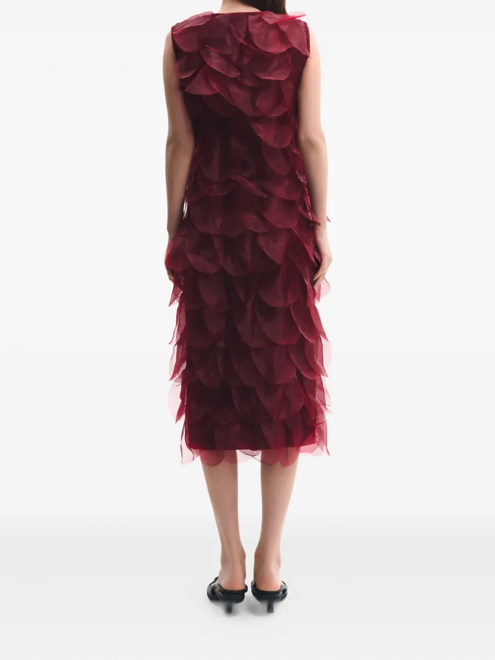 Lika Organza Dress In Red