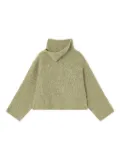 GANNI brushed sweater - Green