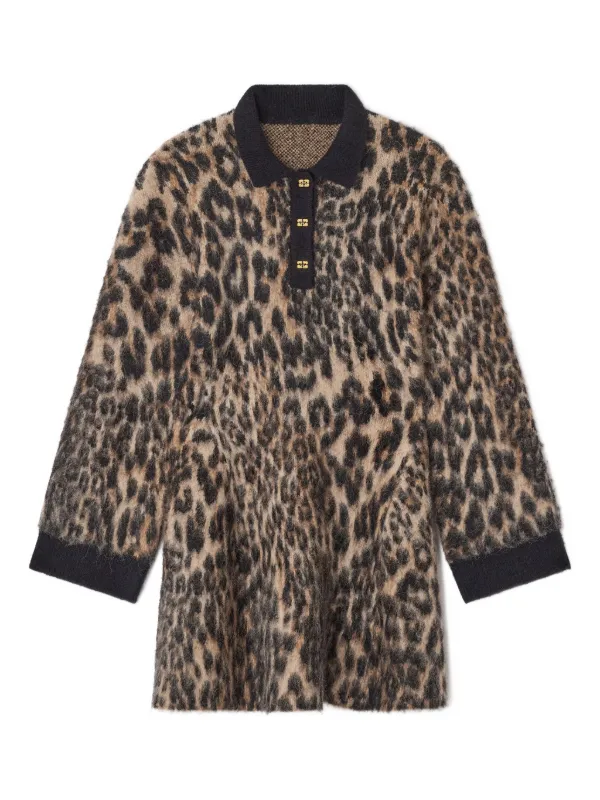 ganni pleated georgette dress leopard Ganni Brown Leopard Print Pleated Chiffon Maxi Dress Size 4 UK