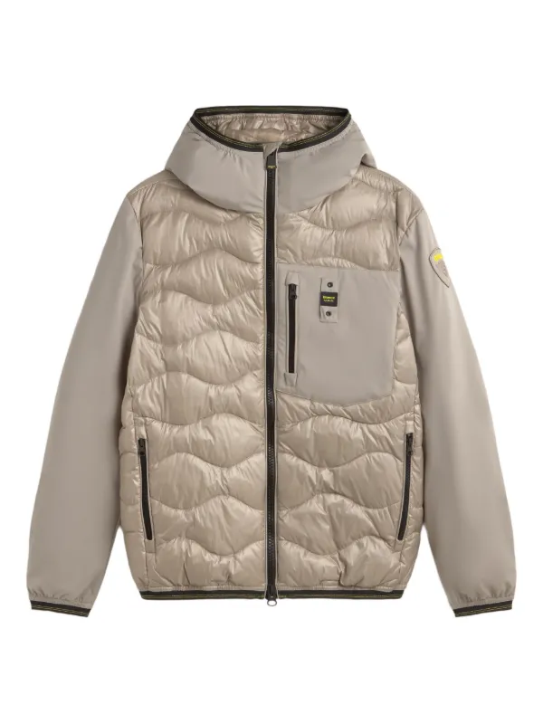 Blauer キルティング フーデッドジャケット | ニュートラル | FARFETCH JP