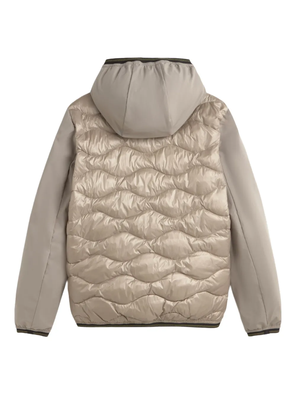 Blauer quilted hooded jacket Beige