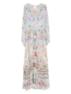 Camilla フローラルプリントシルクマキシドレス 関税-送料込み Camilla ワンピース通販 - FARFETCH