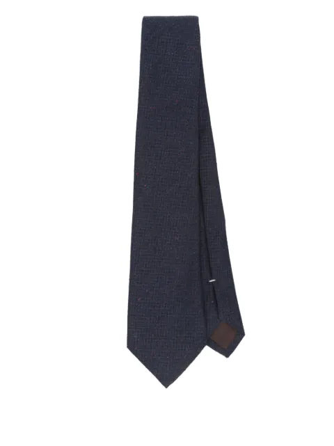 Canali speckled silk tie