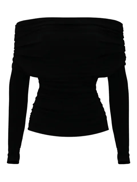 Lika off-shoulder draped top