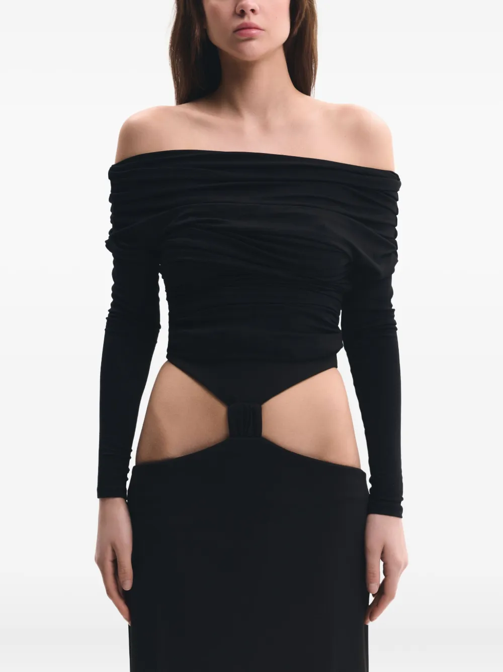 Lika off-shoulder draped top | T-Shirts & Jersey Shirts | Image 2