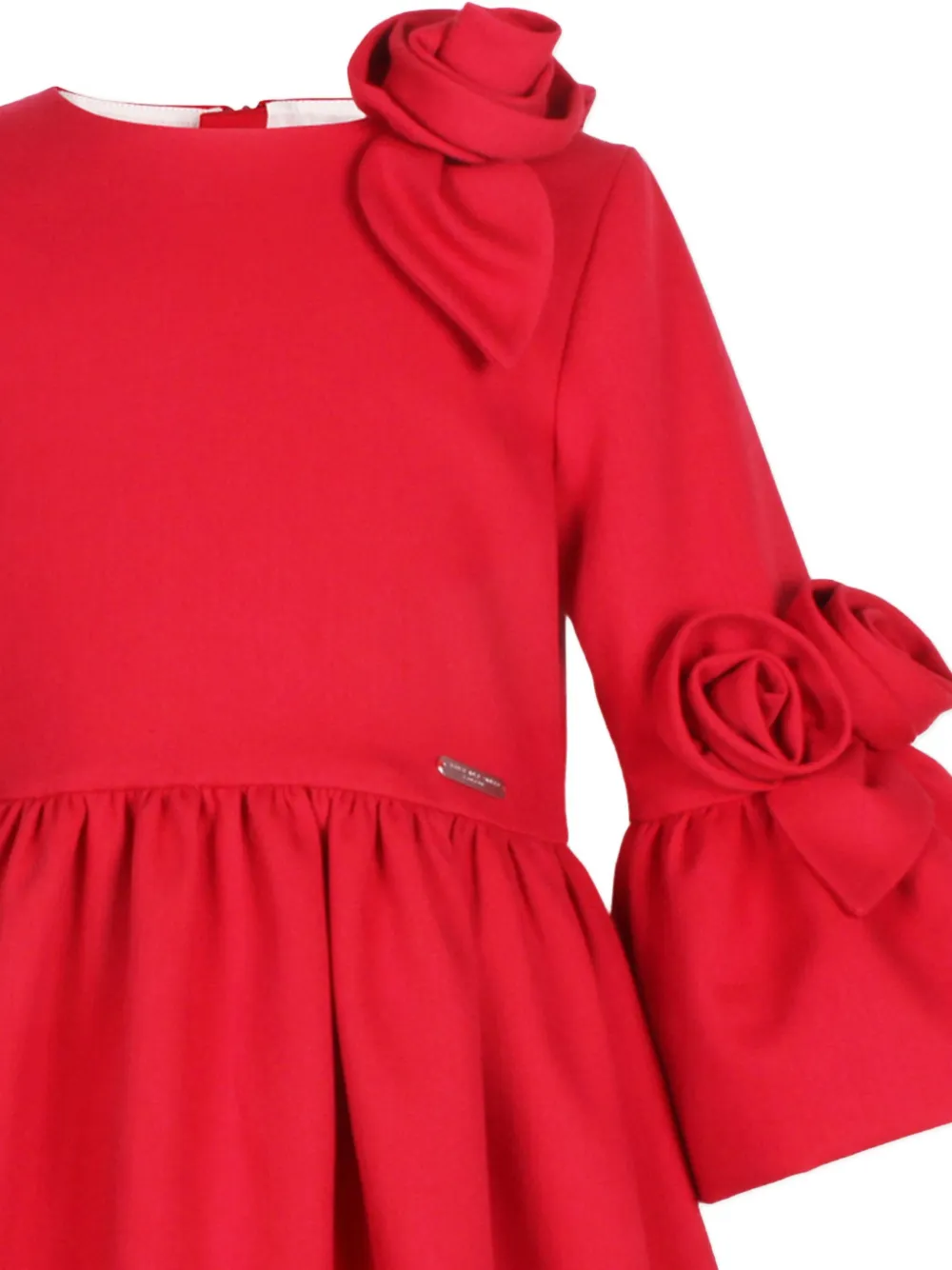 JESSIE AND JAMES KIDS Juliet jurk verfraaid met rozen Rood
