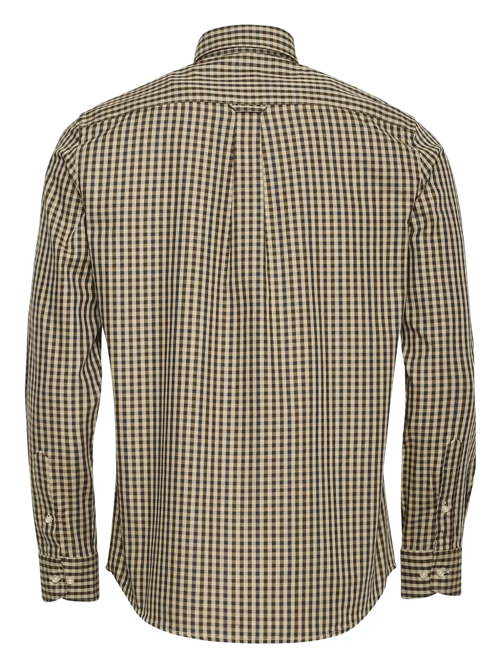 LOJA DAS MEIAS Geruit overhemd met knopen - Beige