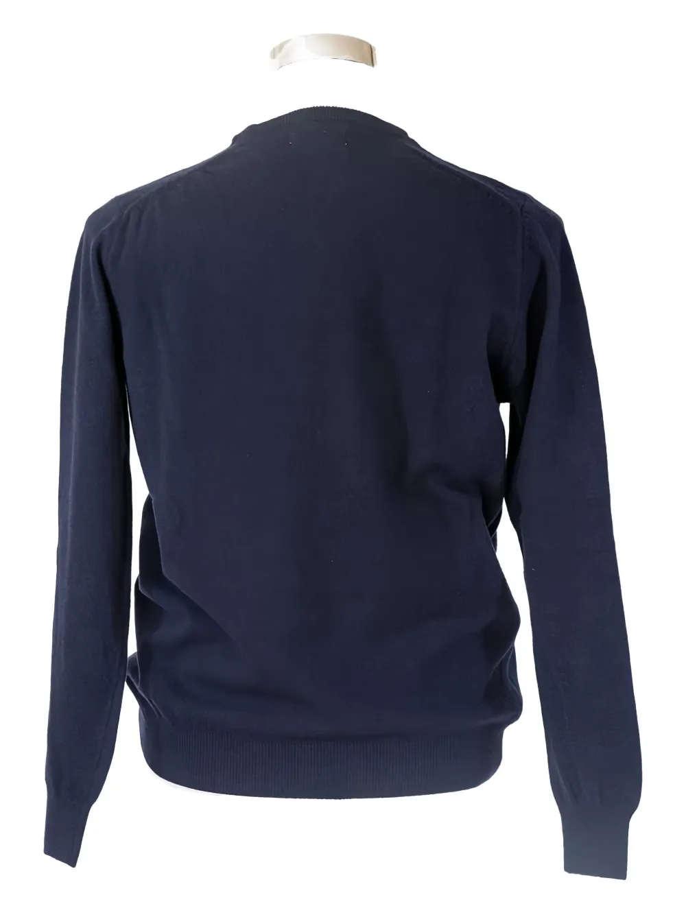 Loja Das Meias Crew Neck Knitted Sweater In Blue