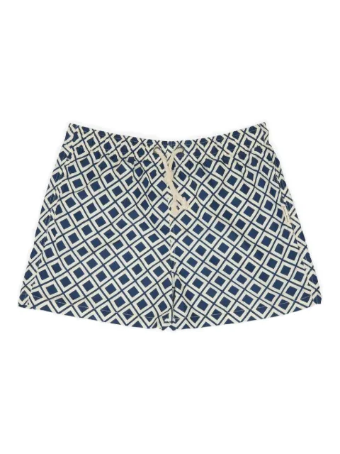 GASSA D AMANTE Vieste geometric print swim shorts