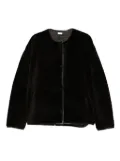 Utzon Jod button-fastening shearling jacket - Brown