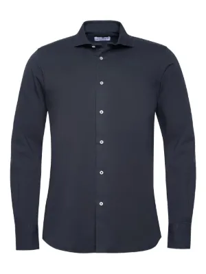 Cavalli Class long-sleeve button-fastening Shirt | Blue | FARFETCH GE