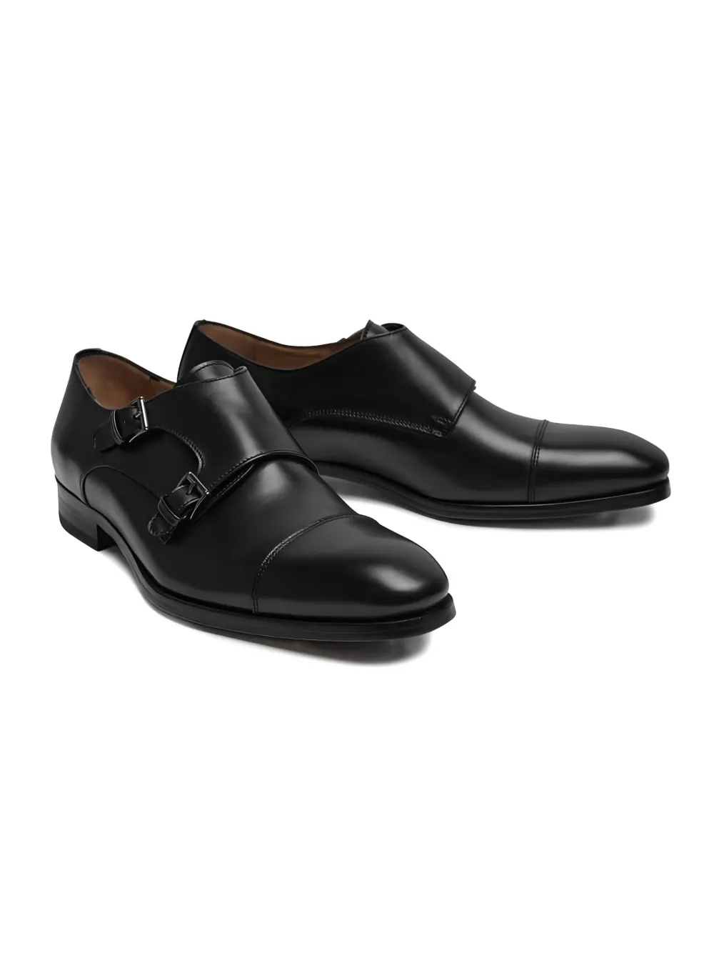 LOJA DAS MEIAS buckle strap monk shoes - Zwart