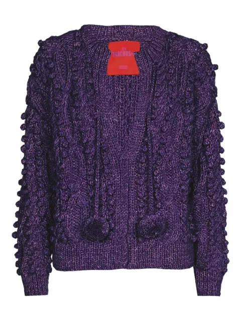 LES TRICOTS bobble cardigan