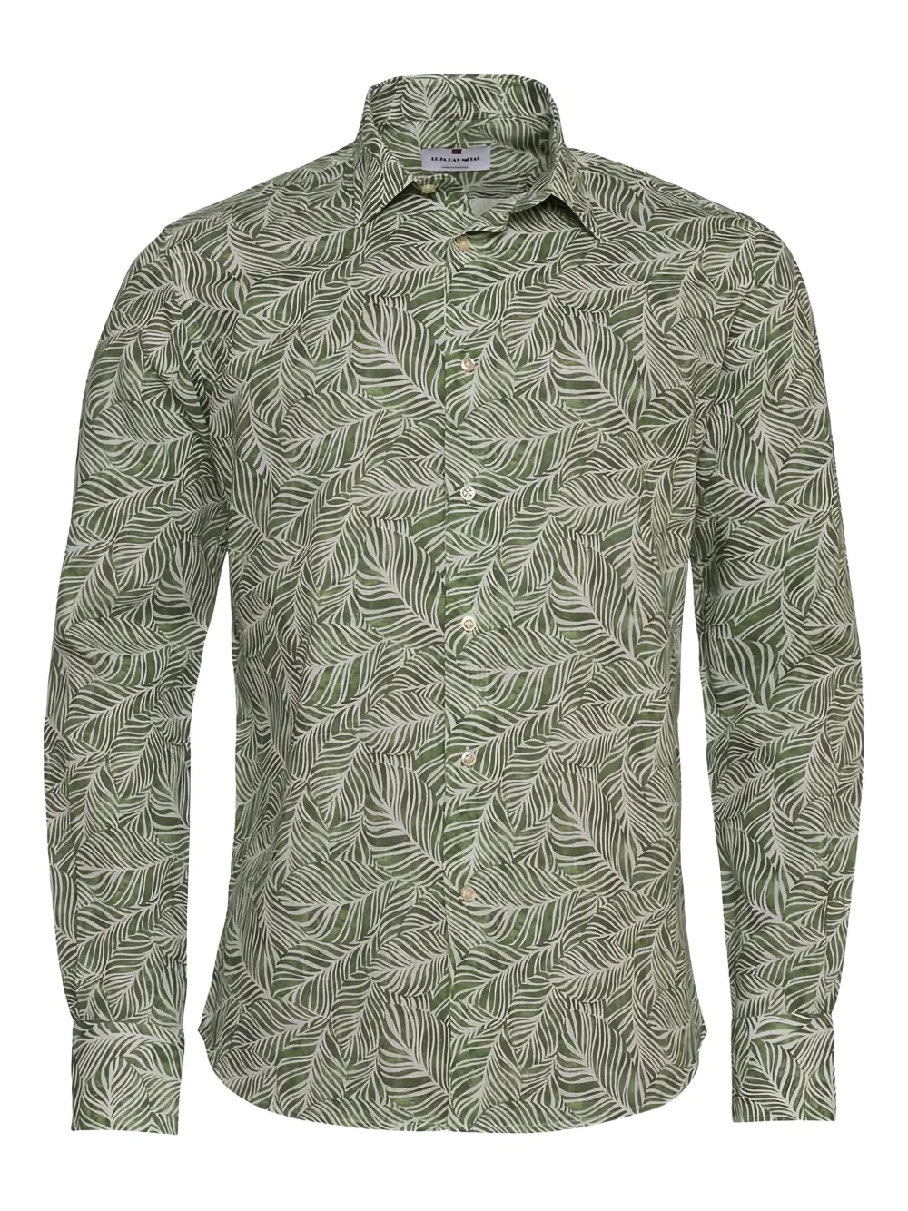 LOJA DAS MEIAS camisa con hojas estampadas | verde | Image 1
