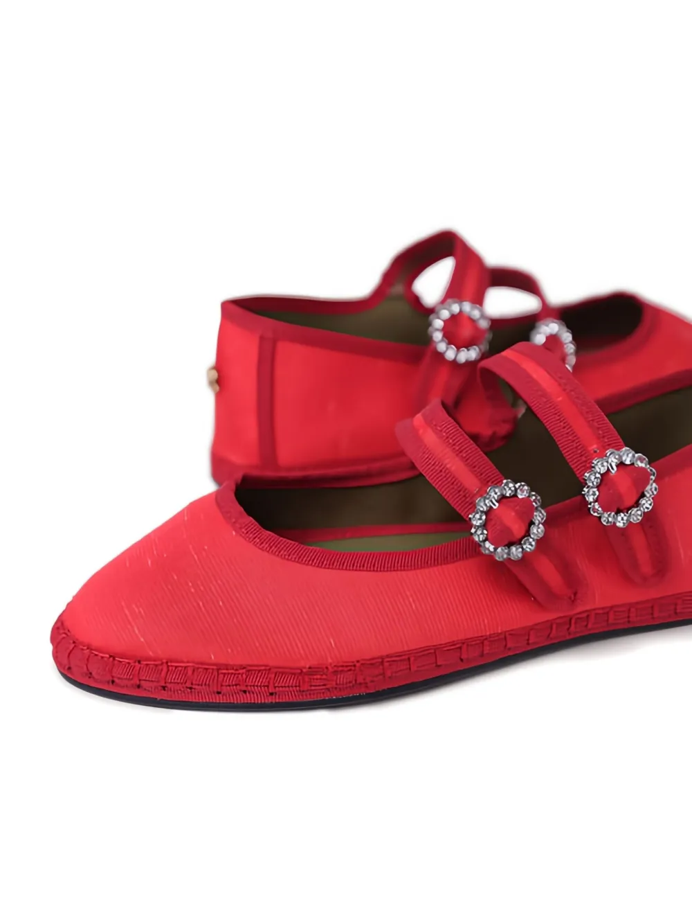 Sveti Stefan Double-lace Ballet Flats In Multi