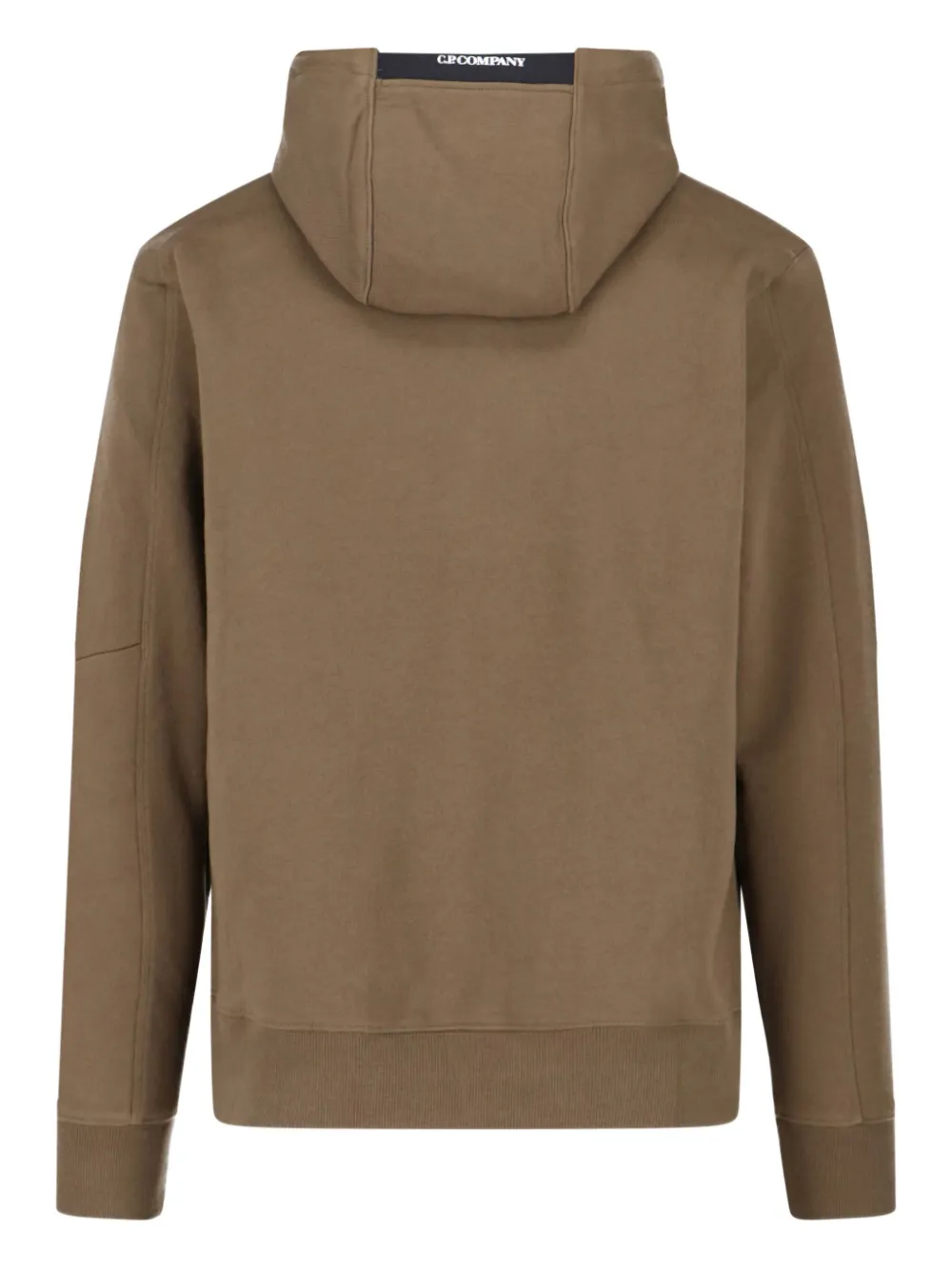 C.P. Company logo-print hoodie Groen