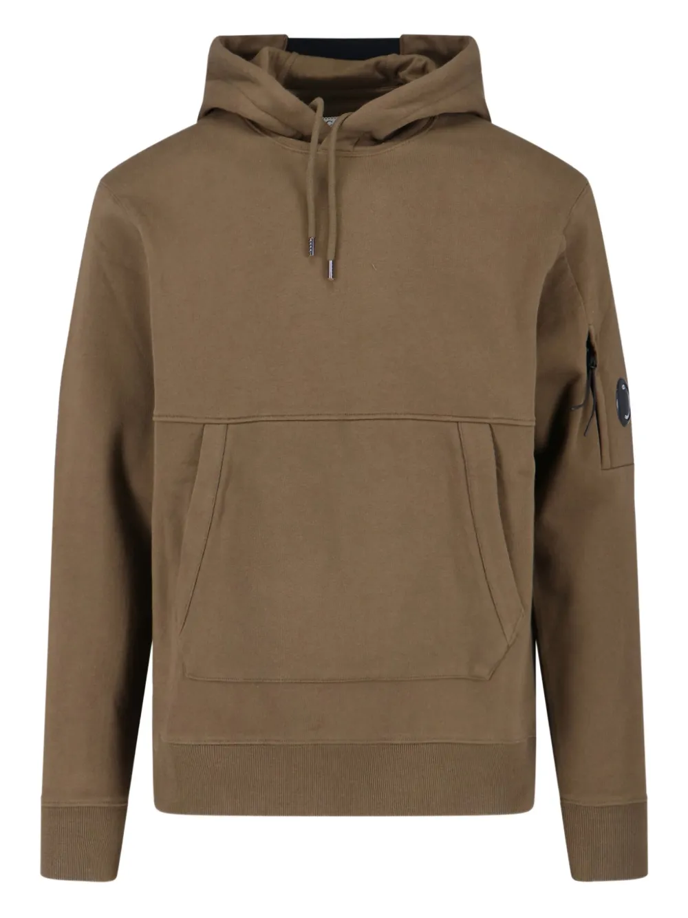 C.P. Company logo-print hoodie Groen